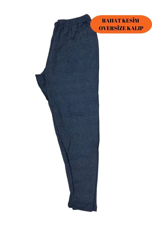 Erkek Lacivert Rahat İçlik Tayt, Pantolon Altı İçlik, İçlik Pijama, Kışlık İçlik Giyim