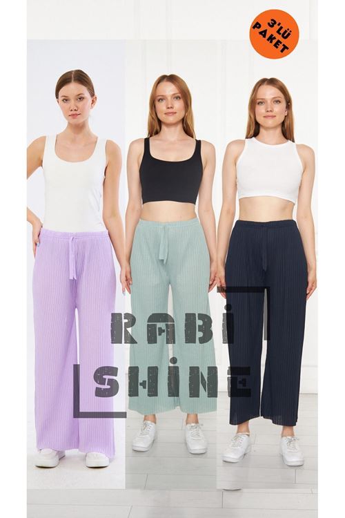 3'lü Siyah - Siyah - Siyah Fitilli Rahat Eşofman, Gündelik Rahat Ev Giyim Eşofman Altı