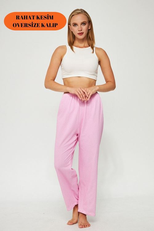 Kadın Pudra Rahat İçlik Tayt, Pantolon Altı İçlik, İçlik Pijama, Kışlık İçlik Giyim