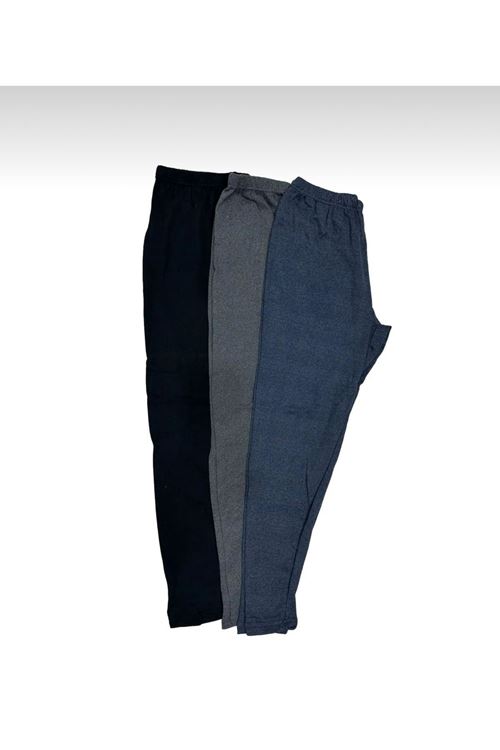 Unisex Karışık Rahat İçlik Tayt, Pantolon Altı İçlik, İçlik Pijama, Kışlık İçlik Giyim