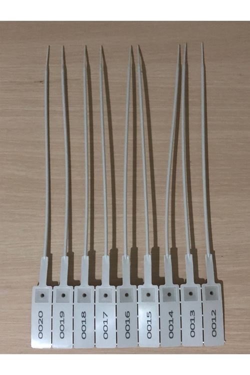 Çelik Klipsli Plastik Kayış Mühür 100 Adet