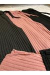 3'lü Siyah - Antrasit- Pembe Kadın Fitilli Rahat Pantolon & Eşofman, Gündelik Rahat Ev Giyim Pijama