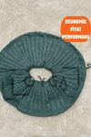 Kadın Su Yeşili Lastikli Ekonomik Fiyat Simit Toka